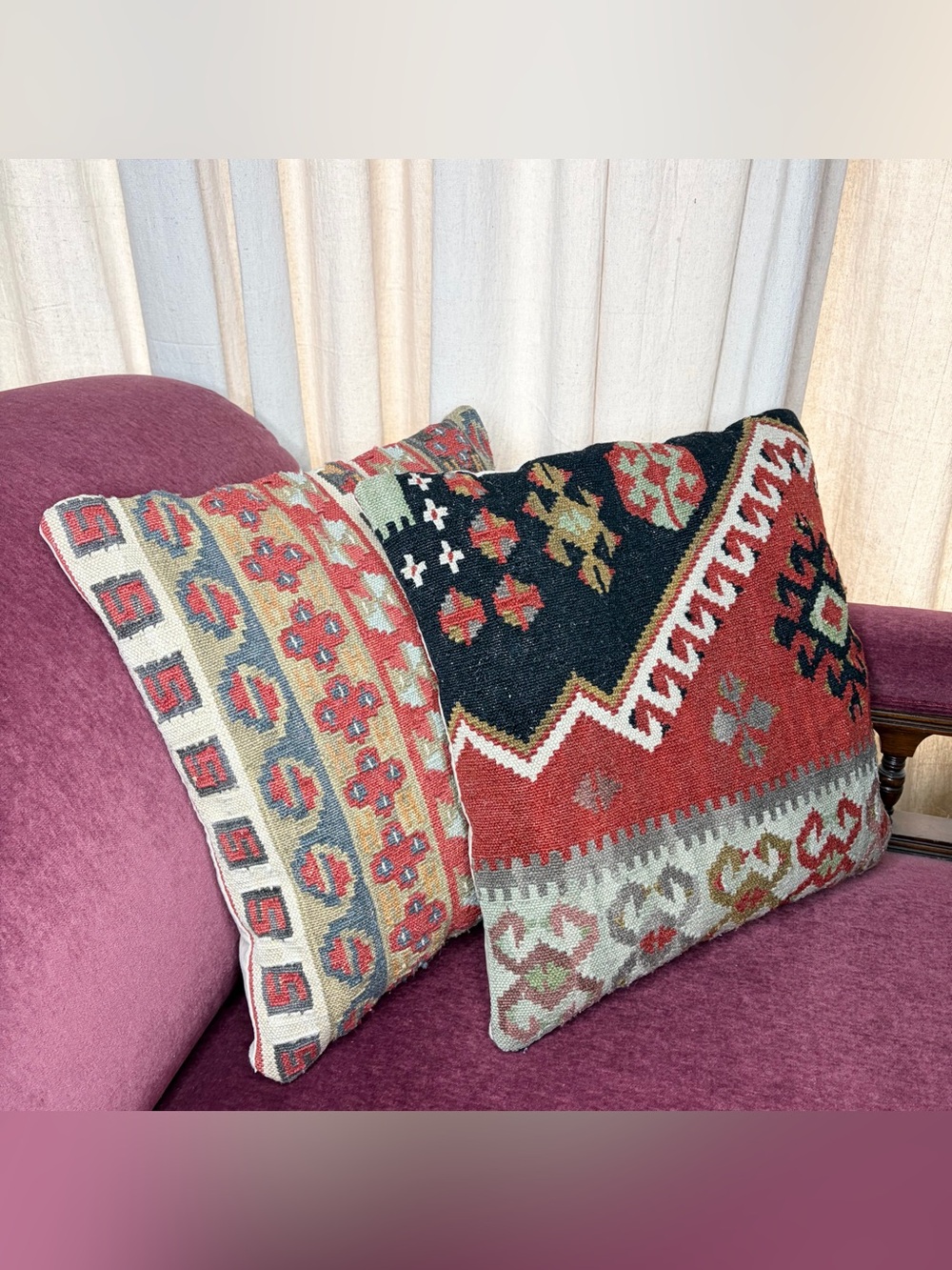 Pottery Barn Kilim Pillow Set of 2